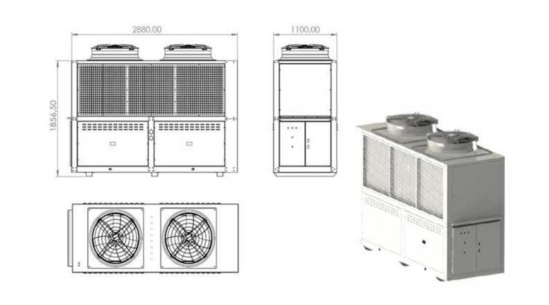 Condensing Unit  FrigoCraft M12K-V12.SZ6280.4FE28Y.BY4