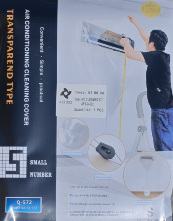 Split system A/C cleaning kit