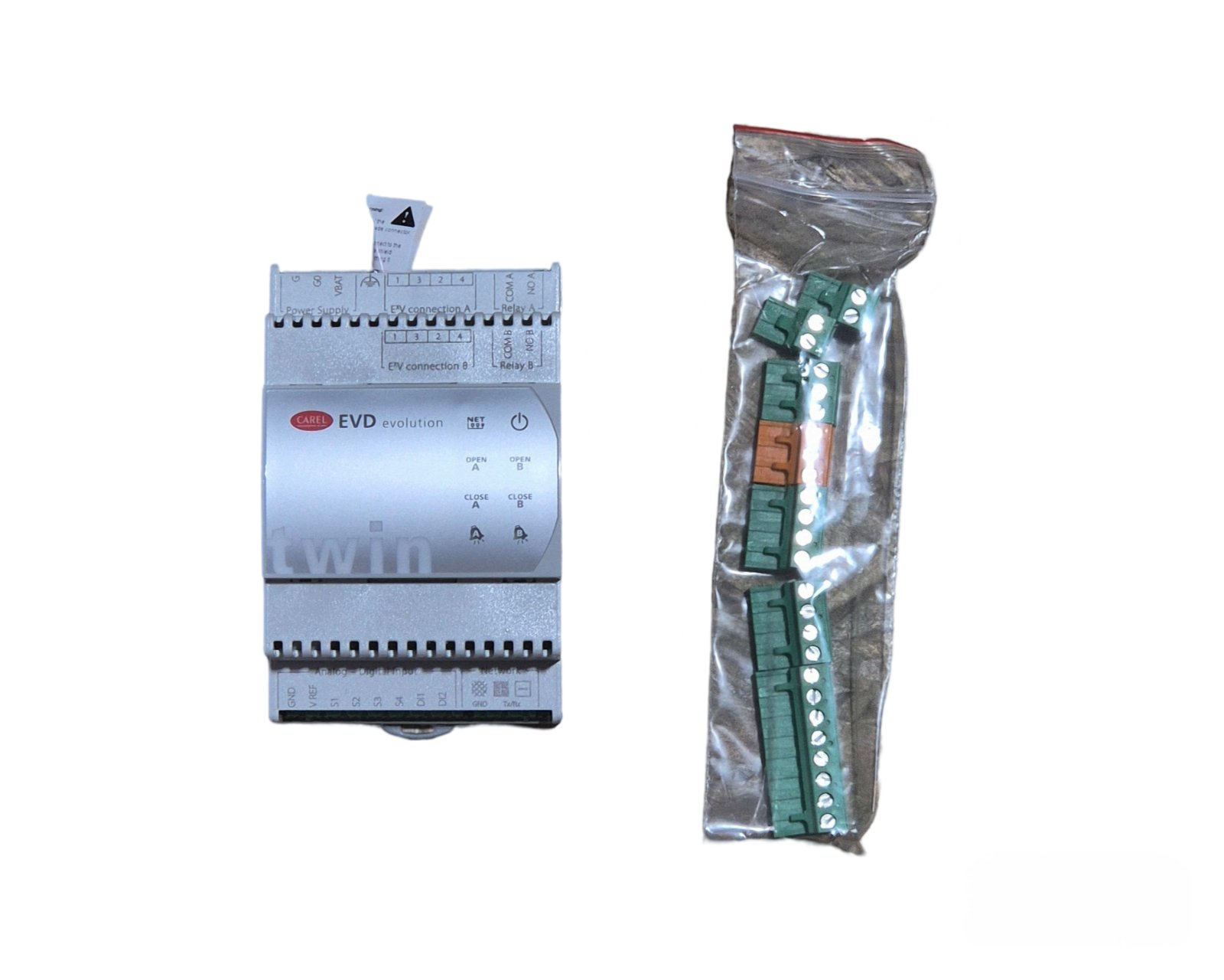 EVD EVOLUTION TWIN UNIVERSAL FOR TWO VALVES (RS485/MODBUS) EVD0000T20 CAREL