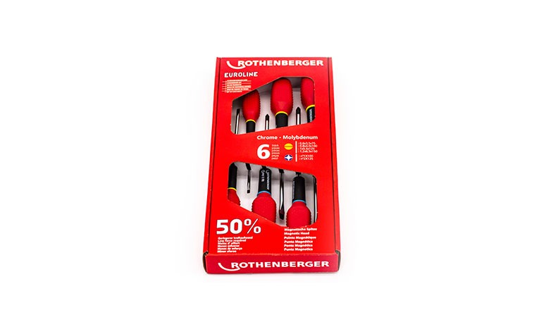 Screwdrivers sets 2xPH 4xslot ROTHENBERGER 73570
