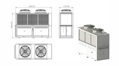 Condensing Unit  FrigoCraft M12K-V12.SZ6280.4FE28Y.BY4