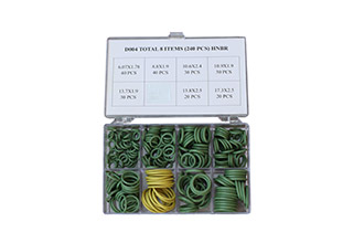 A/C SEAL BOX LX O-RING SET FOR CAR 240 PCS
